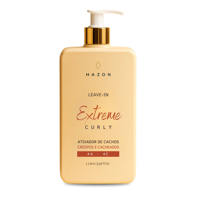 Leave-In HAZON Ativador de Cachos EXTREME CURLY 1 Litro